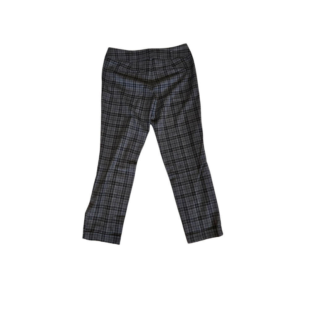 Ann Taylor LOFT black and gray plaid dress pants, size 2 - Picture 2 of 4